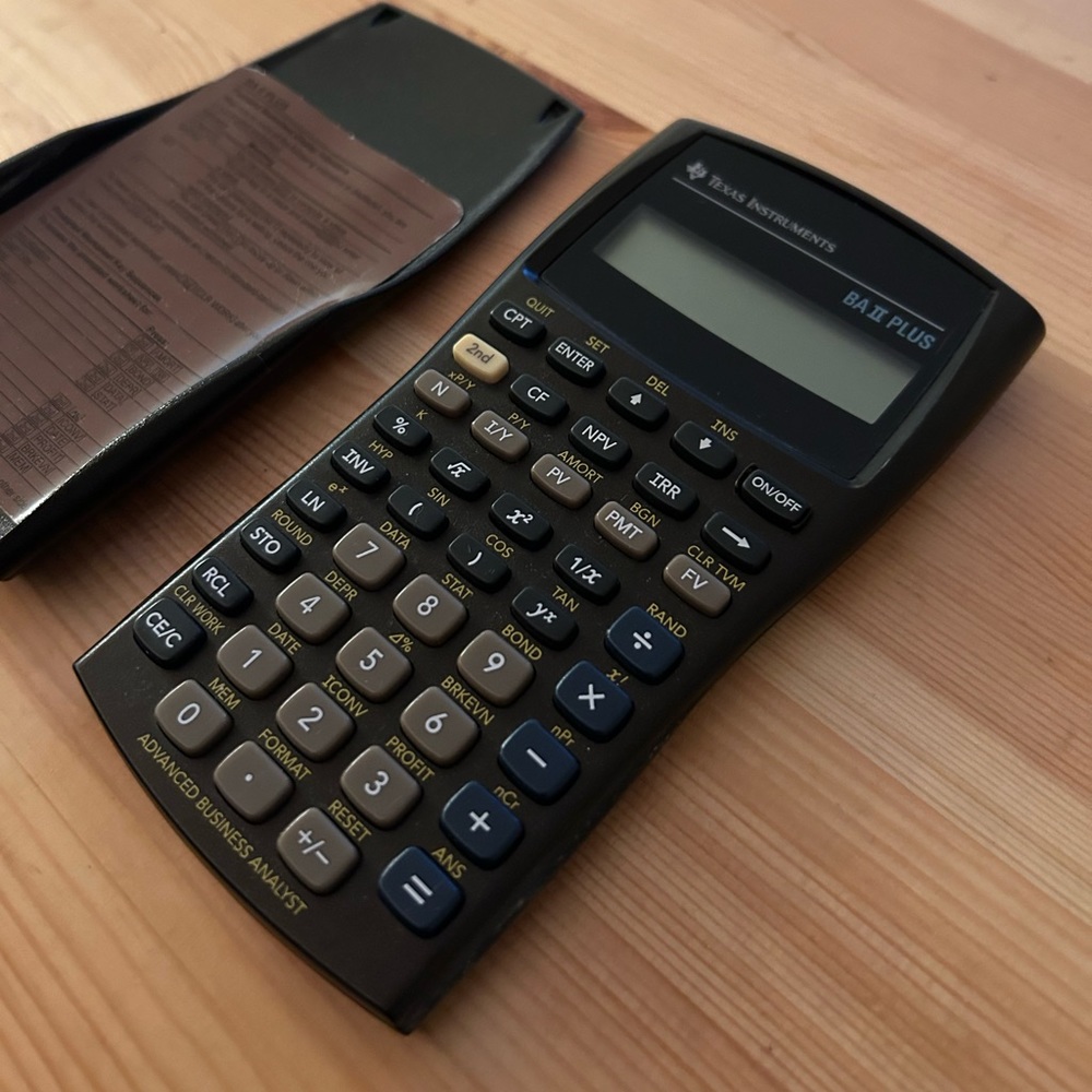 Texas Instruments BA II Plus Financial Calculator
